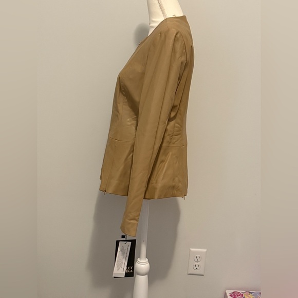 NWT Bagley Mischka leather jacket size M - Picture 4 of 9